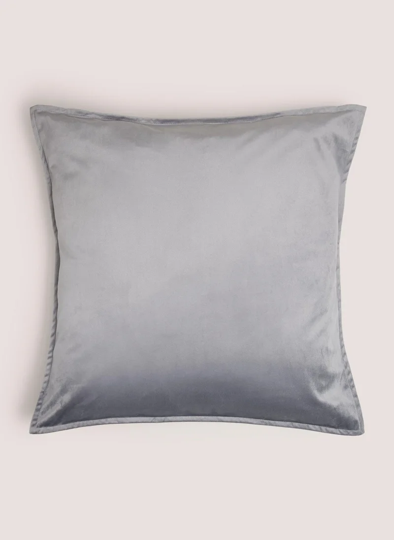 ماتلان Grey Plain Velvet Cushion